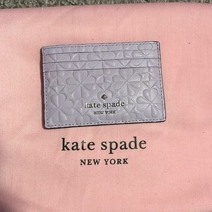 Kate Spade embossed cardholder